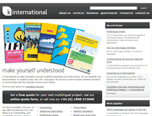 Tablet Screenshot of old.k-international.com